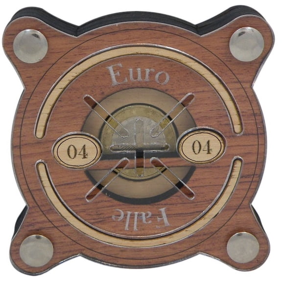 Euro-Falle 04 - Money Wooden Brain Teaser Puzzle