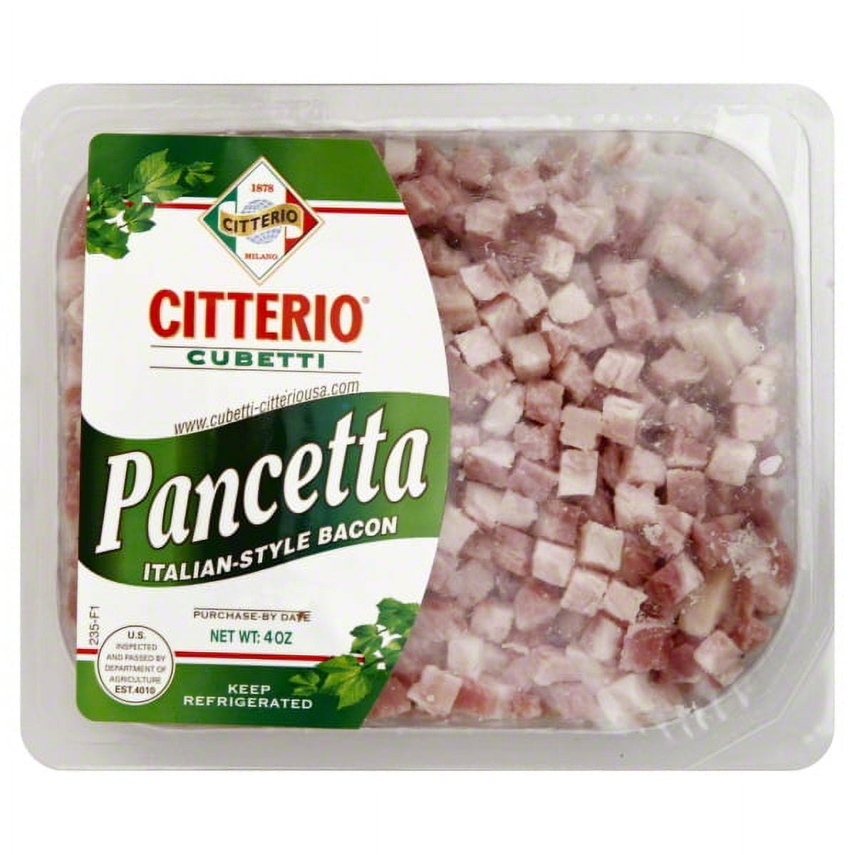 Euro Foods Citterio Pancetta, 4 oz