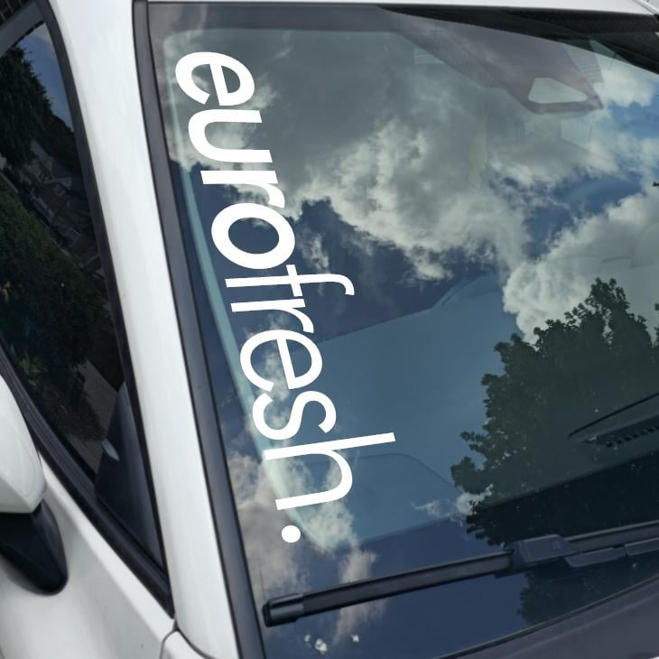 Euro Fresh Vinyl Decal Sticker Bumper Window UV & Water Resistance ...