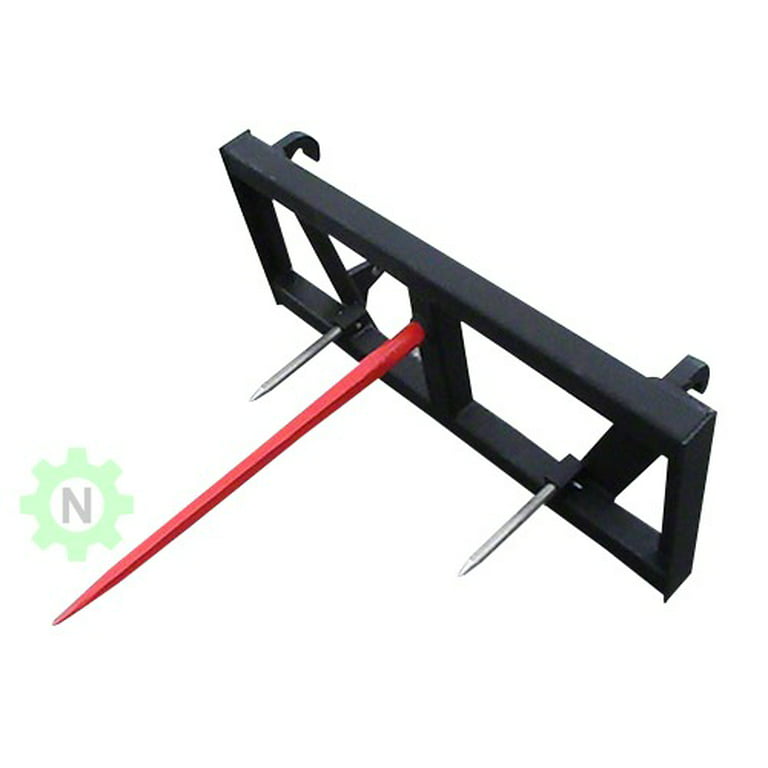 Euro Global Hay Bale Spear Attachment - 1x49 Prong - 3000 Lbs 