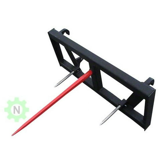 Euro Global Hay Bale Spear Attachment - 1x49" Prong - 3000 Lbs