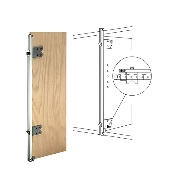 Euro Limited Concealed Door Hinge Mounting Plate Template Jig Install Kit Tool