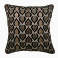 thumbnail image 1 of Euro Pillow Shams, Brown Euro Pillowcases 26x26 inch (65x65 cm), Jacquard Euro Size Pillow Shams, Abstract, Pattern, Art Deco, Jacquard, Modern European Pillow Shams - Abstract Deco, 1 of 4