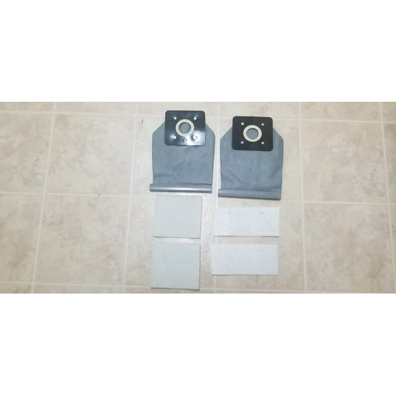 Euro-Pro EP044 Canister 2 Cloth Bags and 2 Sets Filters - 2X044