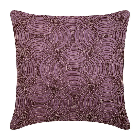 Euro Sham, Lavender Euro Pillowcases 26x26 inch (65x65 cm), Linen European Pillow Shams, Abstract, Pattern, Modern Euro Size Pillow Covers - Lavender Scented