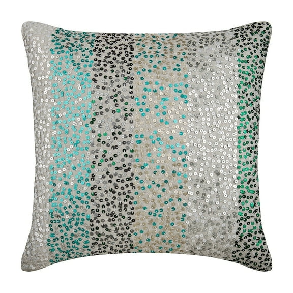 Euro Shams, Gray European Shams 26x26 inch (65x65 cm), Silk Euro Pillow Covers, Ombre, Modern European Sham Pillow Covers - Aromatherapy