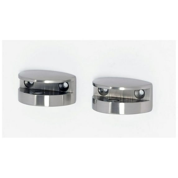 Alno A8950-SN Euro Shelf Brackets Satin Nickel