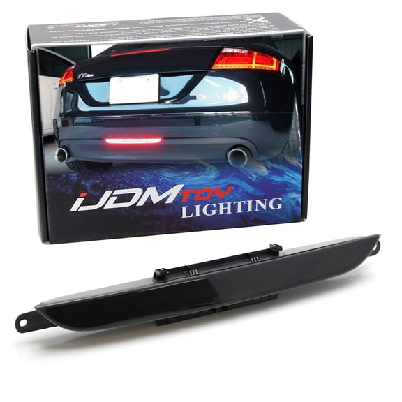 Euro Smoked Lens 3-in-1 Rear Bumper Lower Center Rear Fog Light Bar w/Brake, Backup Light Feature For 2007-2014 Gen2/8J Audi TT TTRS