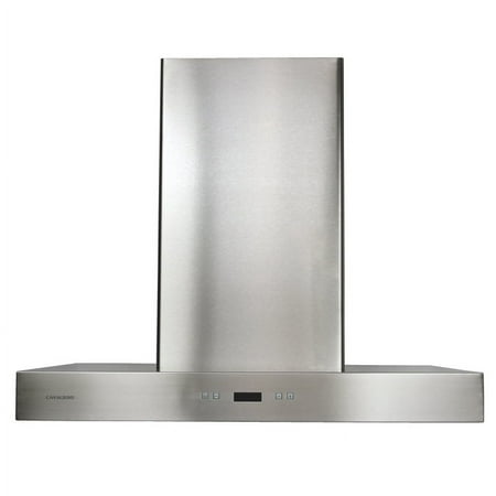 Euro Stainless Steel Range Hood 36" - Cavaliere, Island Mount