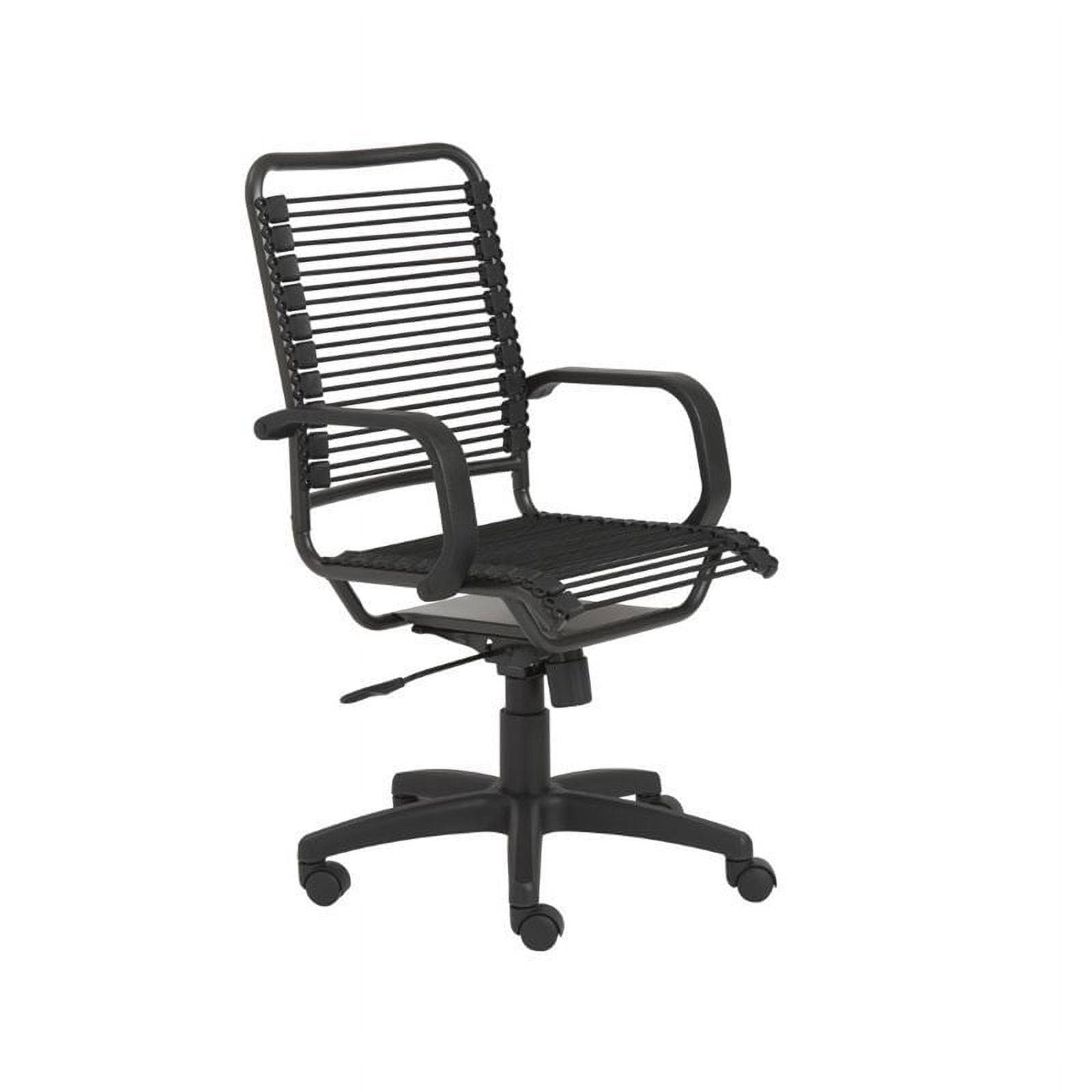 Euro Style Bradley Bungie High Back Office Chair with Fixed Arm