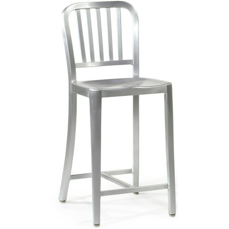 Eurostyle Café-C Counter Stool, Silver