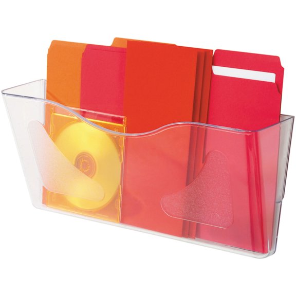 Euro-Style Docupocket Landscape Wall File, Large/tabloid, 15 X 6 5/8 X 4, Clear | Bundle of 5 Each