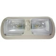 thumbnail image 1 of Euro Style Double Light with Optical Lens & Colonial White Base, 1 of 1