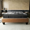 thumbnail image 1 of Euro Top 14in Mattress, Full Size With Dark Gray Cushioning Layers Size, For A Restful Slumber, 1 of 2