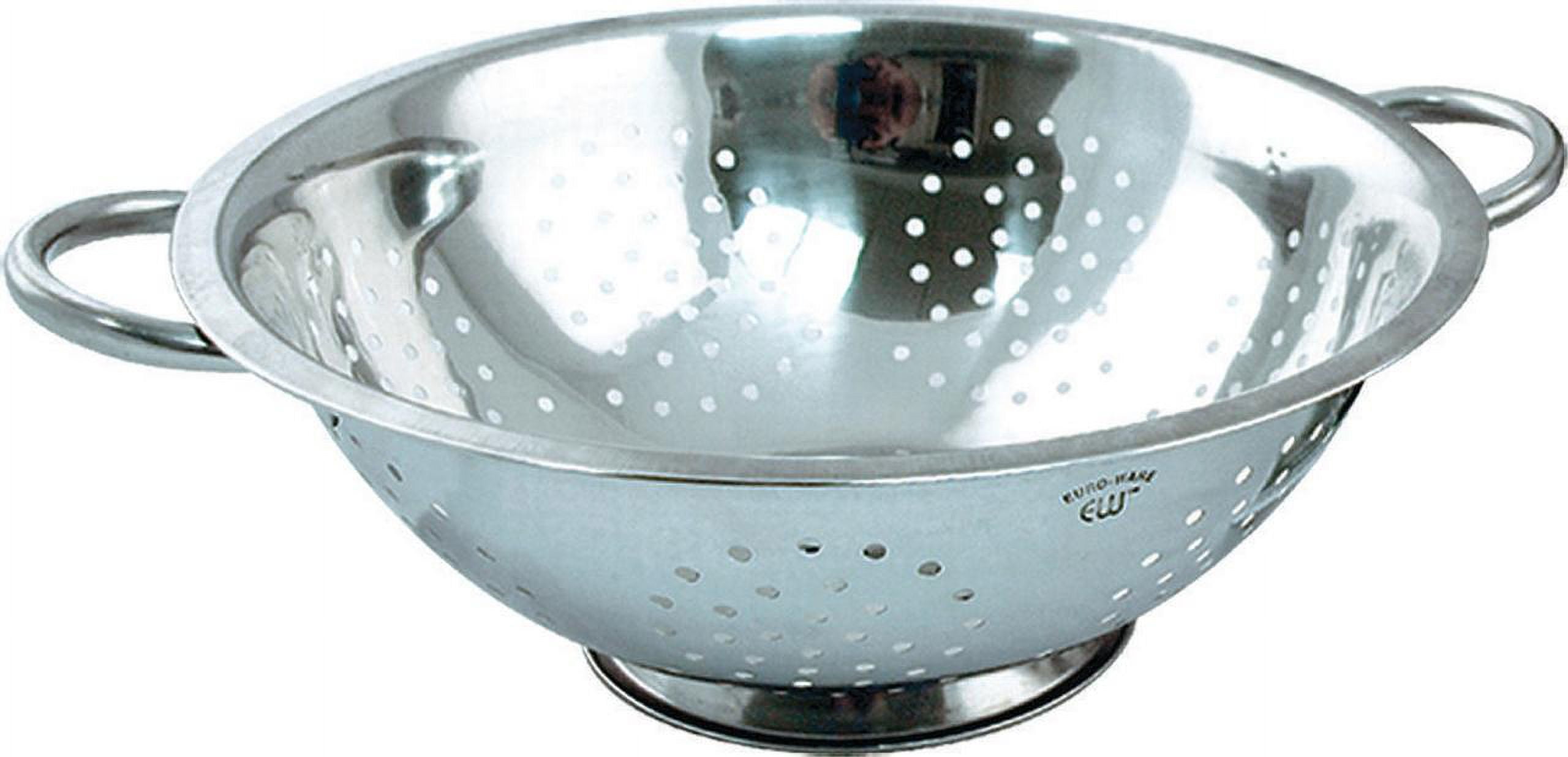 EuroWare 3105 Colander, 5 qt Capacity, Stainless Steel