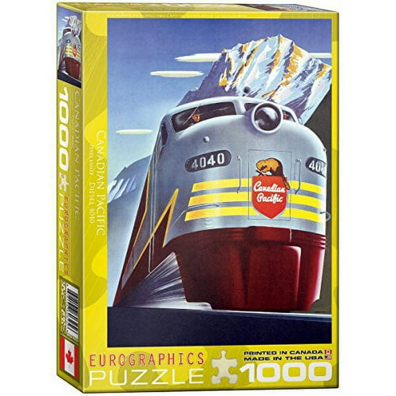 EuroGraphics CP Rail Diesel Locomotive 1000 Piece Puzzle