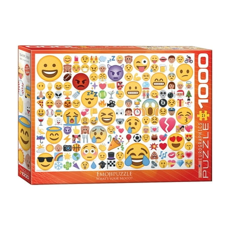 Eurographics Inc Emojipuzzle - What's Your Mood?: 1000 Pcs