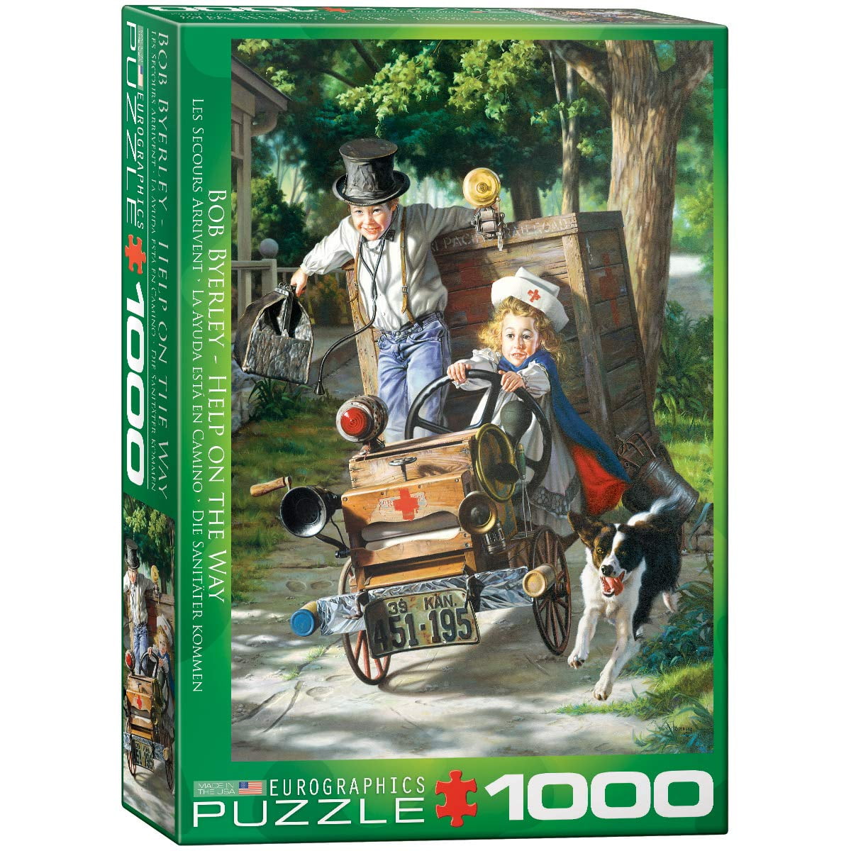 Eurographics San Antonio River Walk 1000 Piece Puzzle – 19.25x26.5" Finished Size, Made In USA