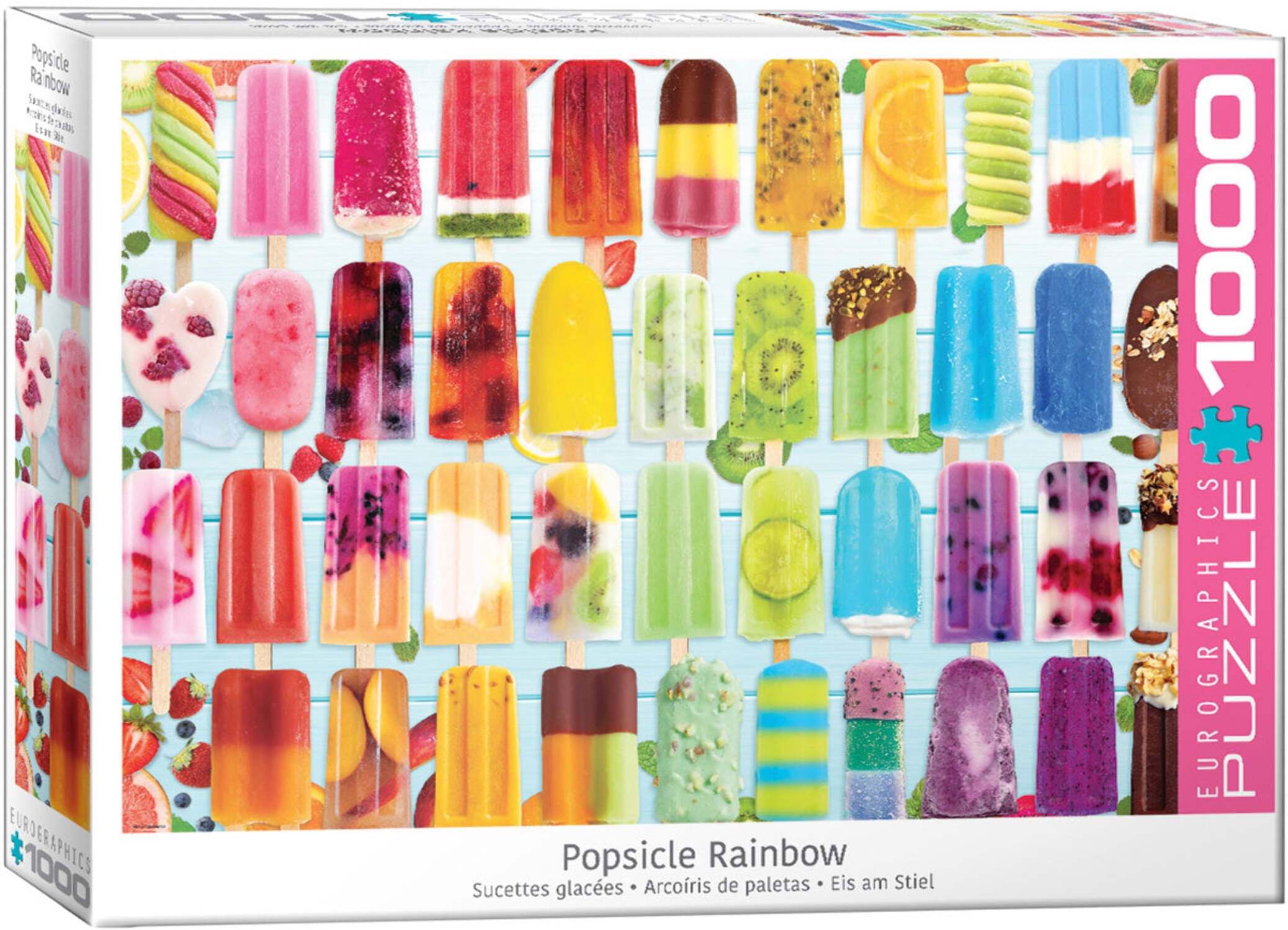EuroGraphics Popsicle Rainbow 1000 Piece Puzzle for Adults