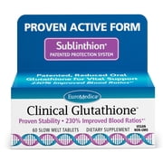 EuroMedica Clinical Glutathione - 60 Slow Melt Tablets