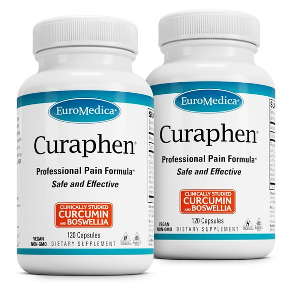 EuroMedica Curaphen - 120 Capsules, 2 Pack (240 Capsules)