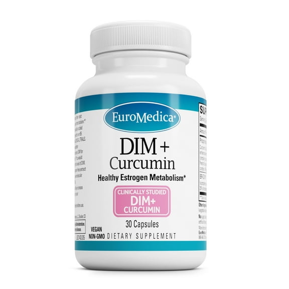 EuroMedica DIM + Curcumin - 30 Capsules
