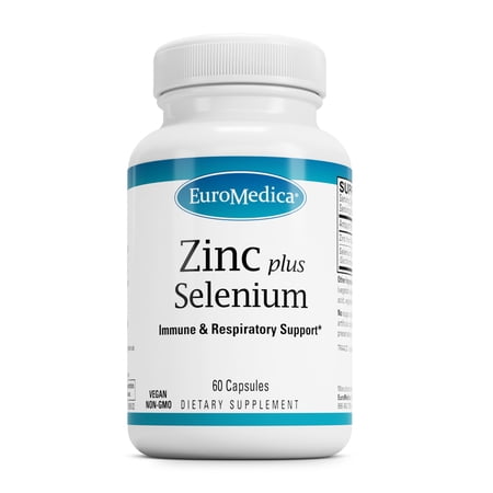 EuroMedica Zinc Plus Selenium - 60 Capsules