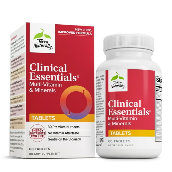 EuroPharma - Terry Naturally Clinical Essentials Multi-Vitamin & Minerals - 60 Tablets