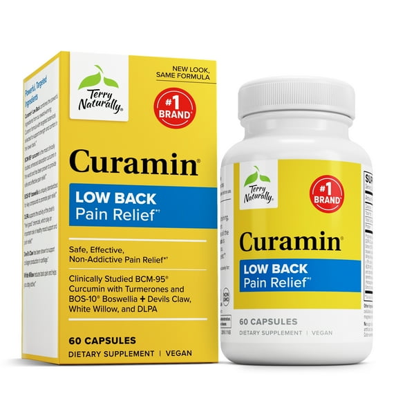Curamin Low Back Pain EuroPharma (Terry Naturally) 60 Caps