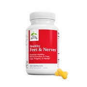 Terry Naturally Healthy Feet & Nerves - Herbal Supplement with Bioactive Vitamin B12 - Circulation & Nerve Health Support Supplement - Vegan Capsules with Boswellia Serrata - 120 Capsules