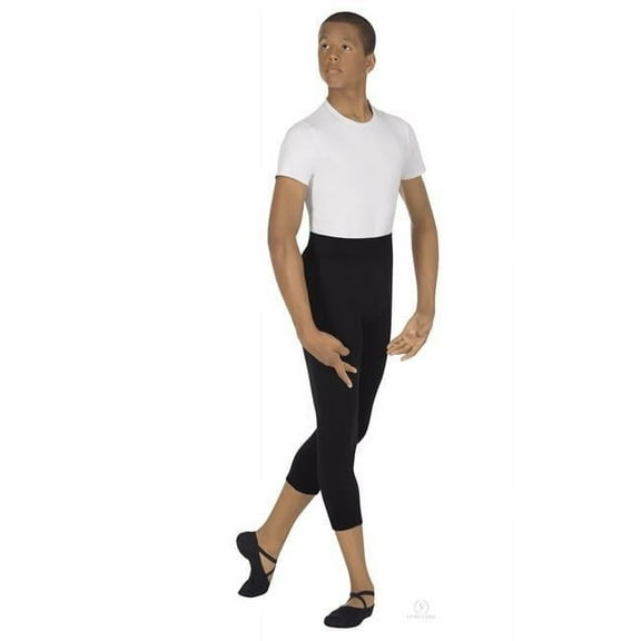 EuroSkins 34945-B-M Active Adult Seamless Capri Leggings, Black - Medium
