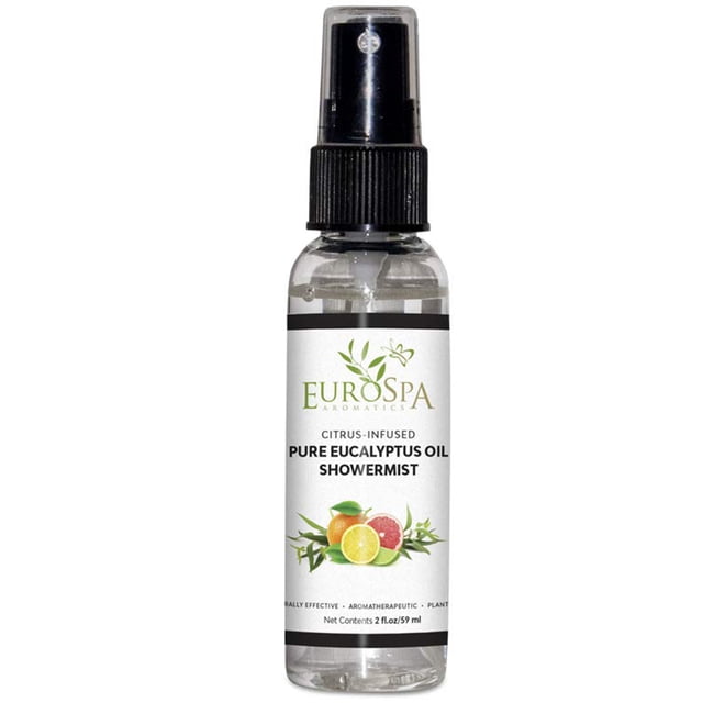 EuroSpa Aromatics Pure Eucalyptus Oil ShowerMist and Steam Room Spray ...