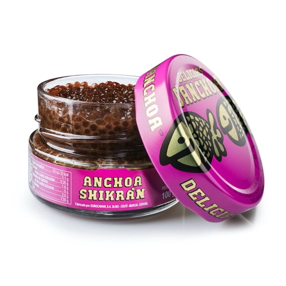 Eurocaviar - Shikran - Anchovies Caviar Pearls 3.52 oz 100 g