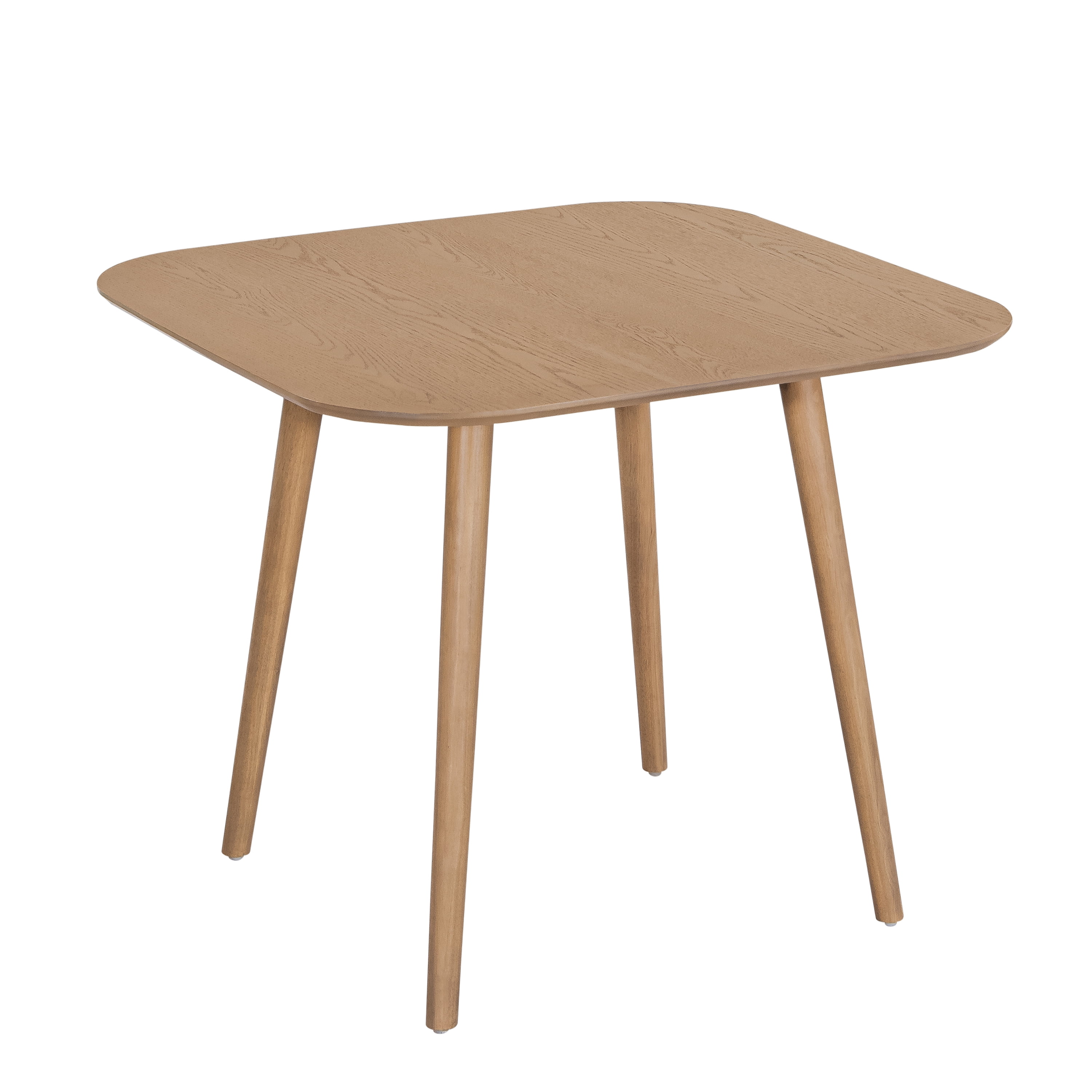 Euroco 35" Square Dining Table for 2, Solid Wood Kitchen Table for Dining Room, Small Space, Apartment,Home Office,Light Natural