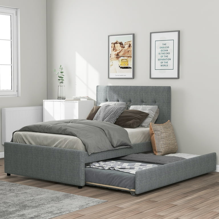 Concord full platform 2024 bed with trundle