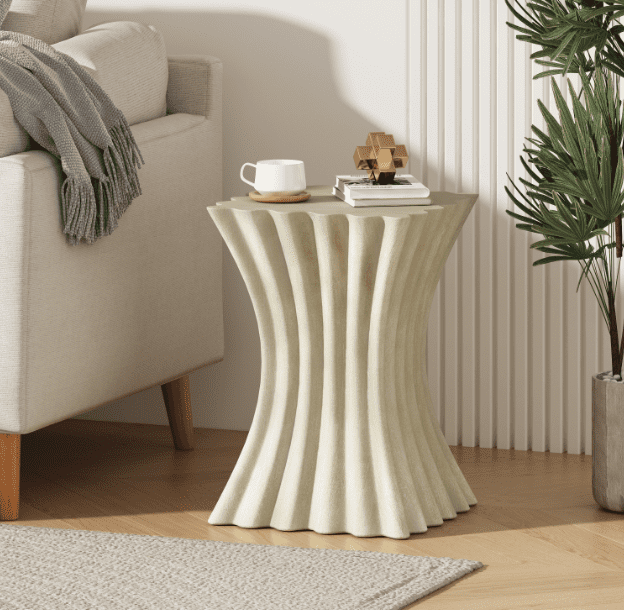 Euroco MGO Archaistic Wavy Side Table