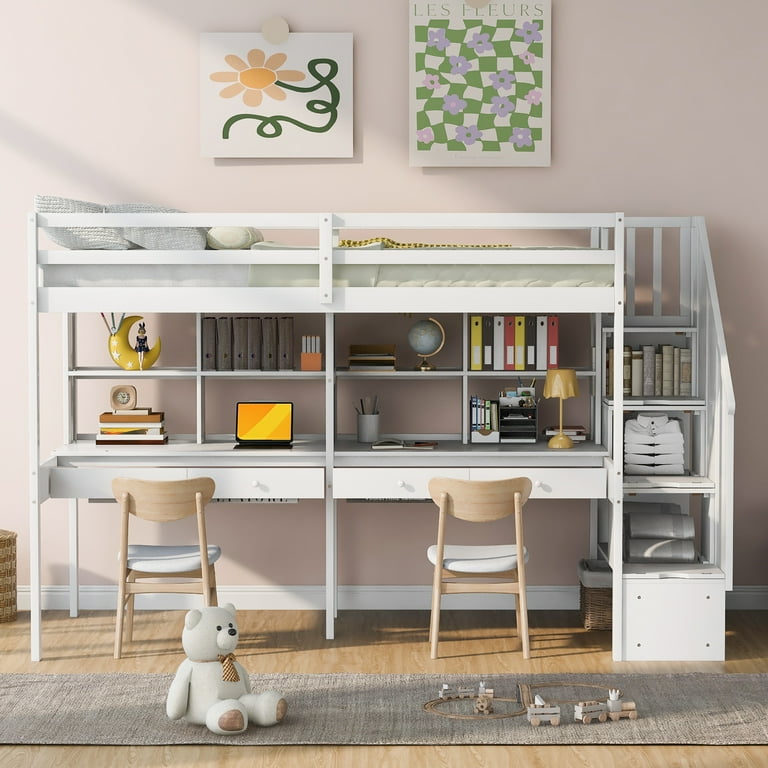 2 twin loft beds discount