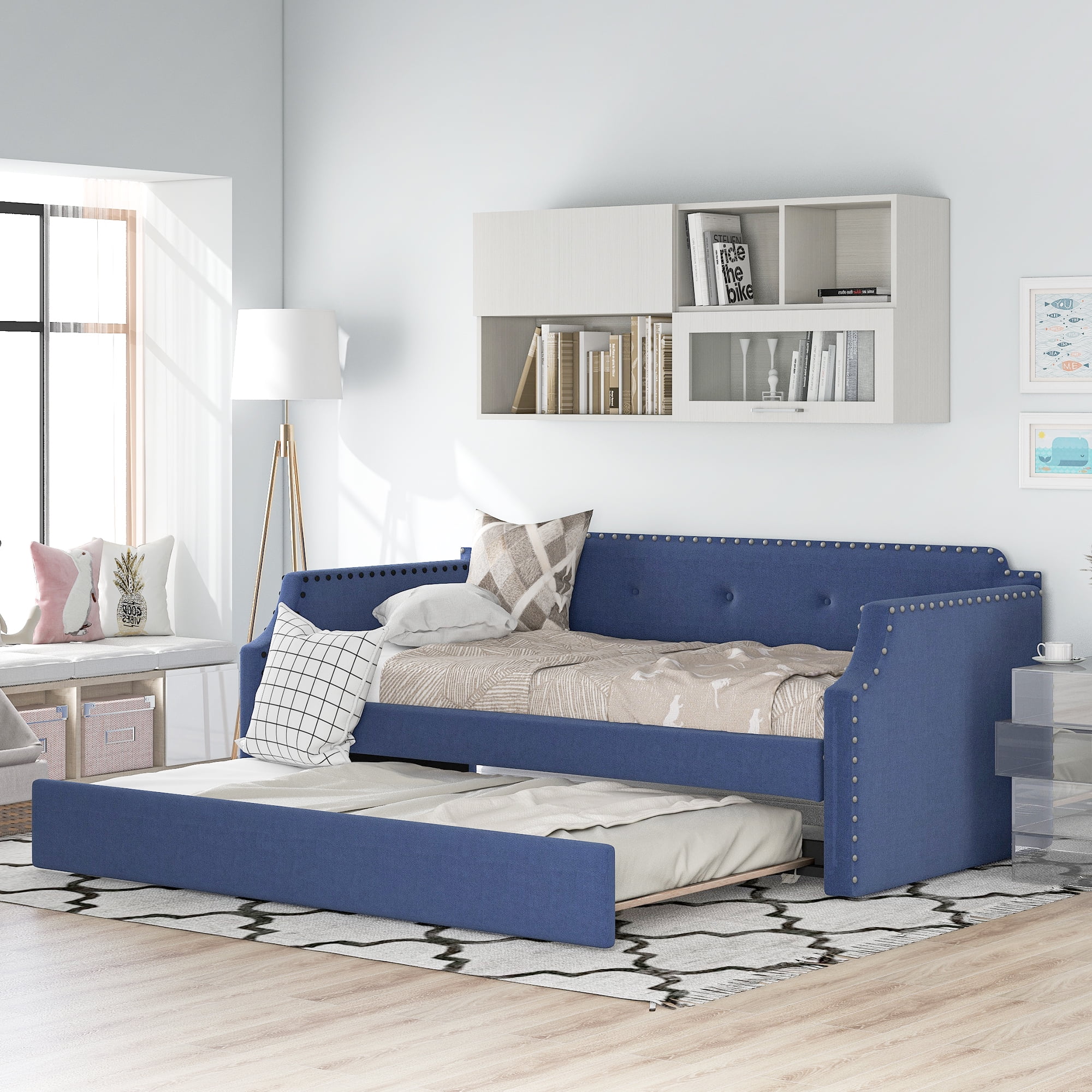 Loveseat with trundle discount