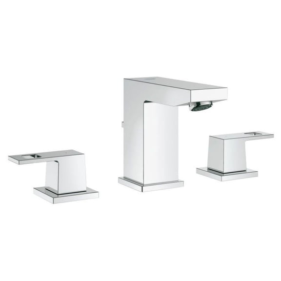 Eurocube 8 in. Widespread 2-Handle Bathroom Faucet - 1.2 GPM