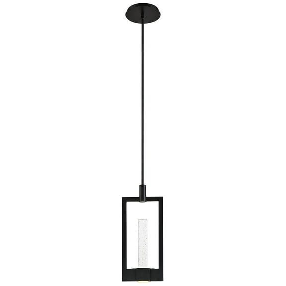 Eurofase Hanson 7" Wide Black 2-Light LED Mini Pendant Light