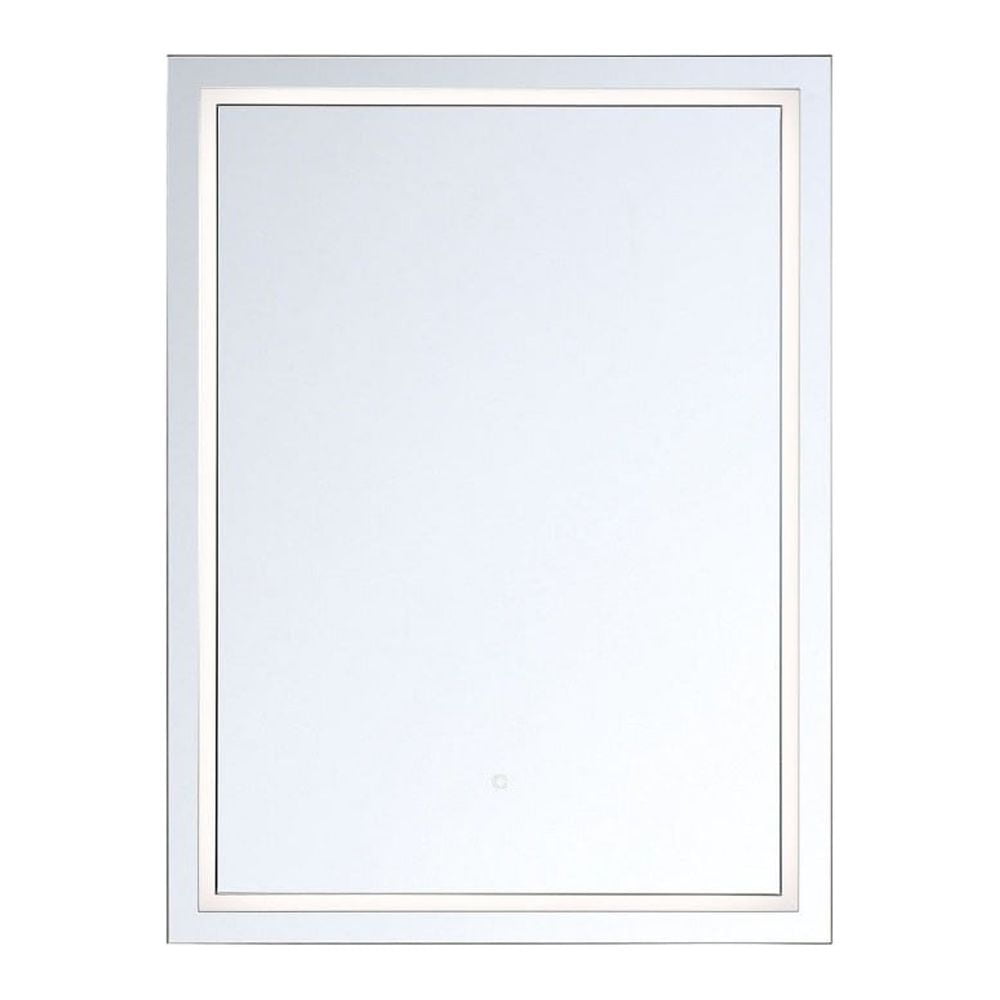 Eris Opal White 24x32 Rectangular LED Wall Mirror