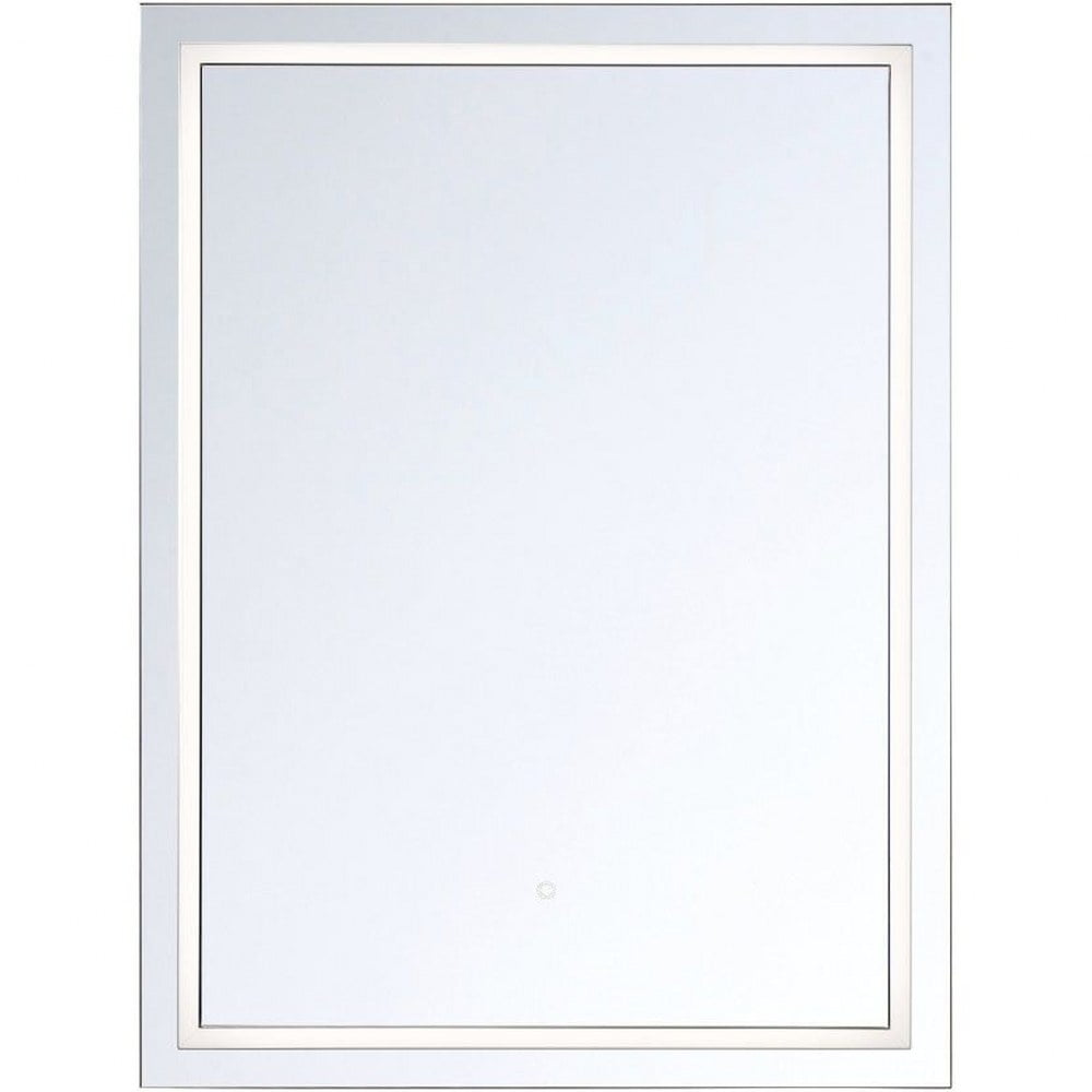 Eris Opal White 24x32 Rectangular LED Wall Mirror