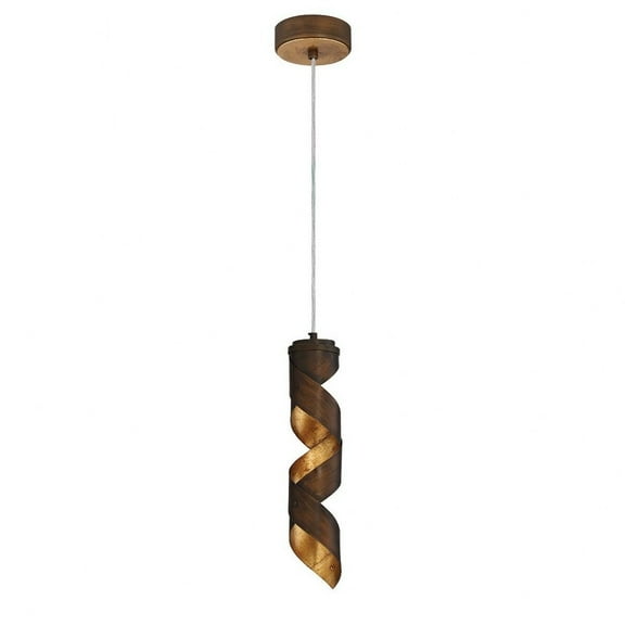 Eurofase Lighting-30084-018-Banderia Pendant  1 Light  Bronze Finish