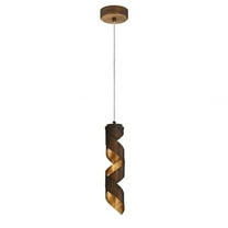 Eurofase Lighting-30084-018-Banderia Pendant 1 Light Bronze Finish