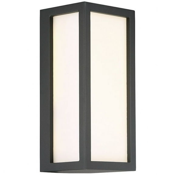 9.88 Inch 18W 1 Led Outdoor Wall Mount-Graphite Grey Finish Eurofase Lighting 31580-021