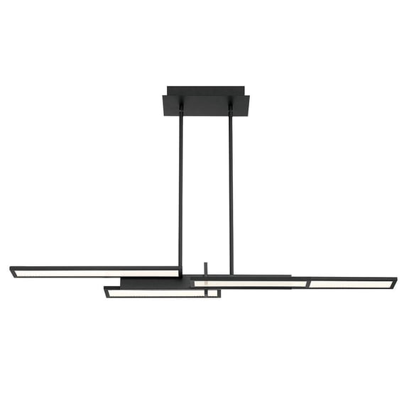 Chandelier 1 Light 8.25 Inches Wide By 4 Inches High-Matte Black Finish Eurofase Lighting 37062-019