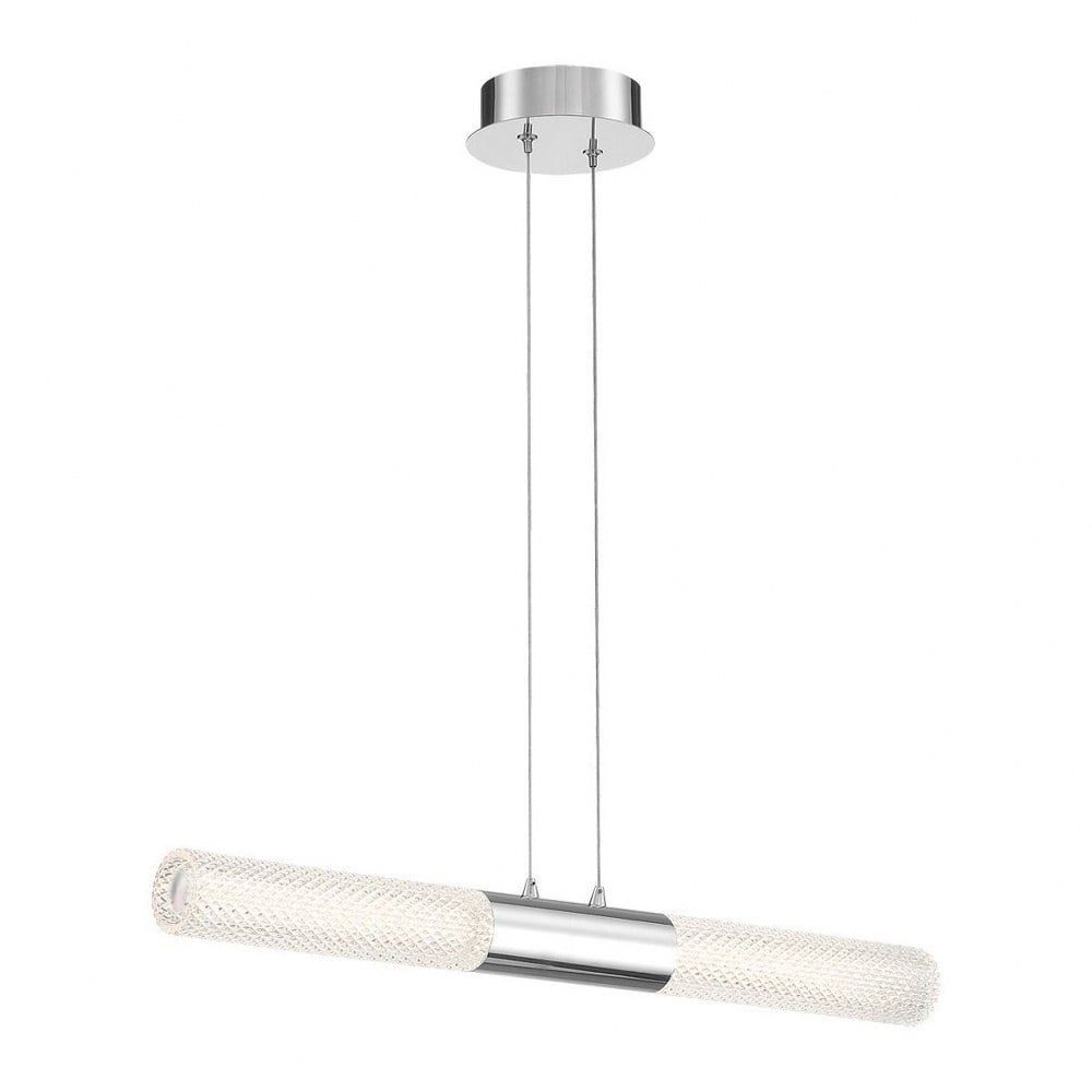 Crossley Chrome Crystal LED Pendant Light