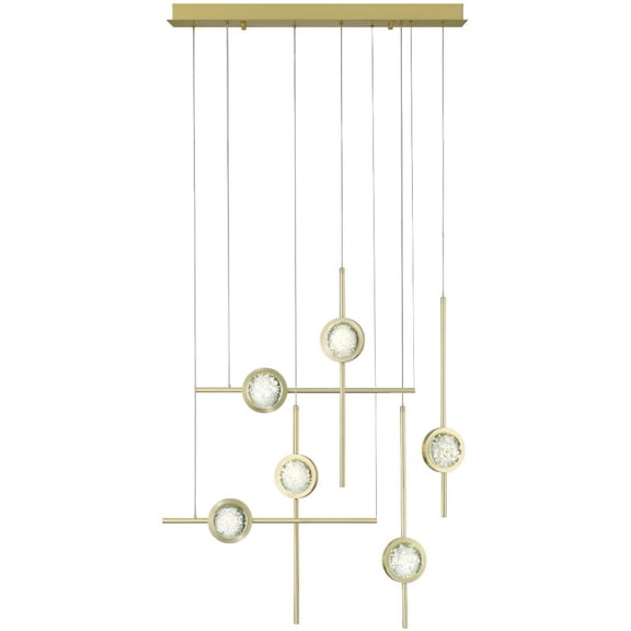 Eurofase Lighting - Barletta - 36W 6 LED Chandelier-23.5 Inches Tall and 7.75