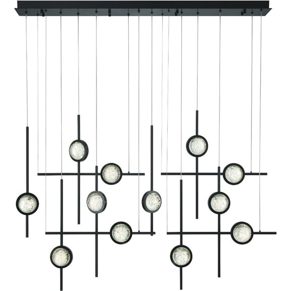 Eurofase Lighting - Barletta - 72W 12 LED Chandelier-23.5 Inches Tall and 7.75
