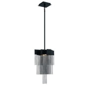 10W 2 Led Pendant In Modern And Contemporary Style-18 Inches Tall And 8 Inches Wide-Black Finish Eurofase Lighting 44370-015